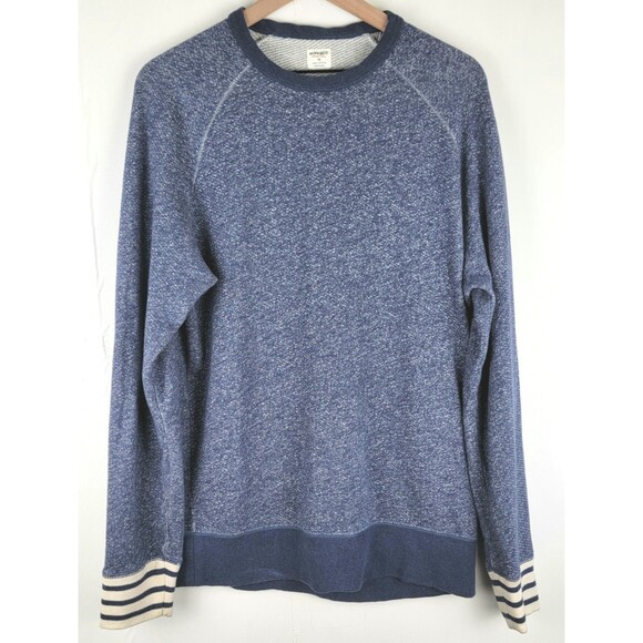 Bonobos ‘Vintage Fleece’ Mens M Pullover Sweatshirt Heathered Navy Blue - Picture 1 of 8